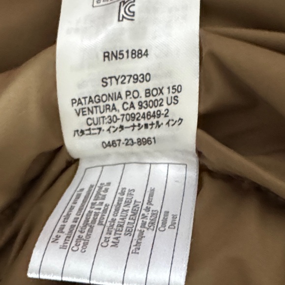 Patagonia Men's Silent Down Puffer Jacket Size Men's M Color Basin Green - Picture 8 of 8